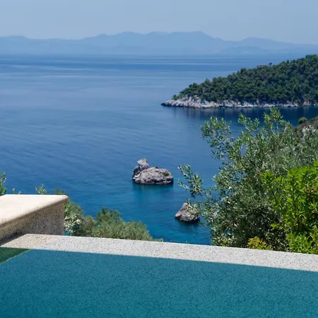 Natura,infinity Pool Overlooking The Aegean 빌라 스타피로스