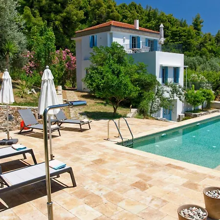 Natura,infinity Pool Overlooking The Aegean Вилла Стафилос