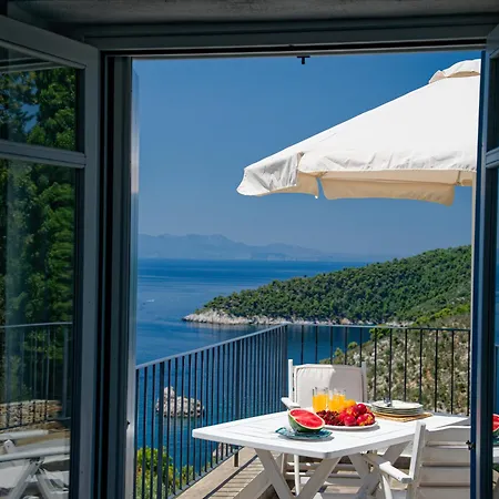 Natura,infinity Pool Overlooking The Aegean Вилла Стафилос